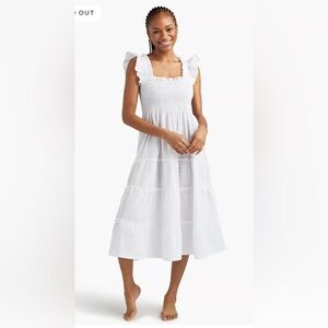 The Ellie Nap Dress - White Swiss Dot - Sheer White Swiss Dot / S